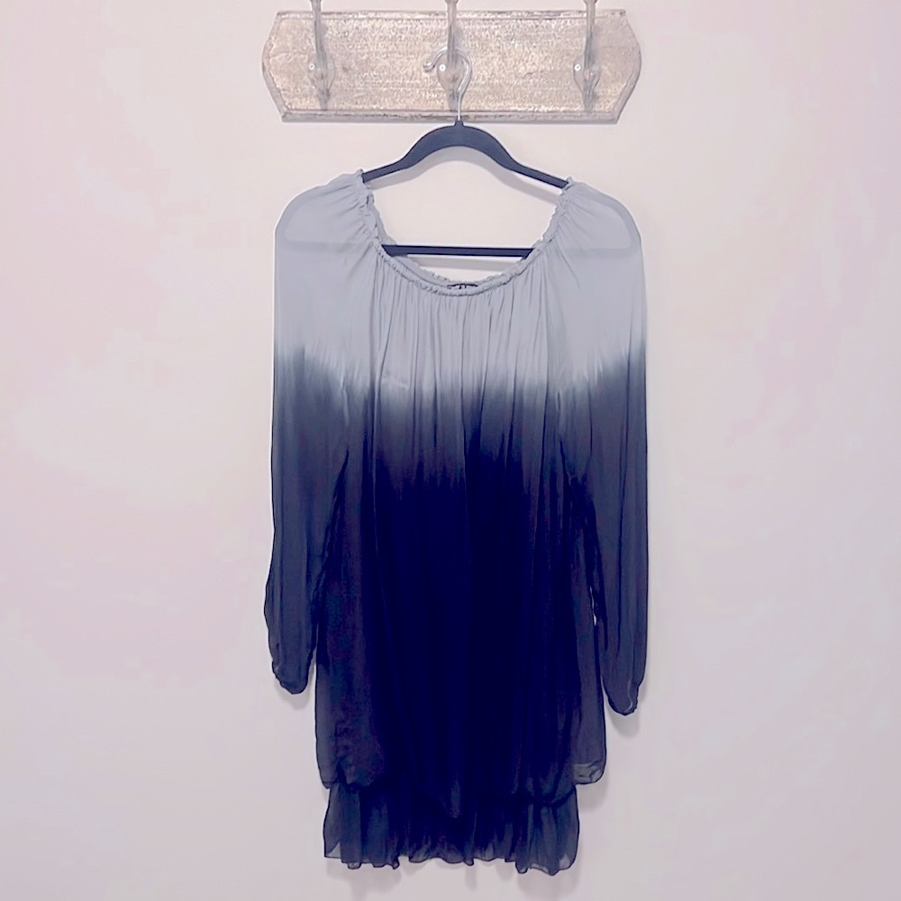 Italian Silk Ombré Top